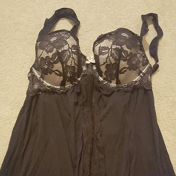 Black Victoria's Secret Lingerie Slip 1pc