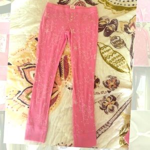 VS Pink thermal pajama set
