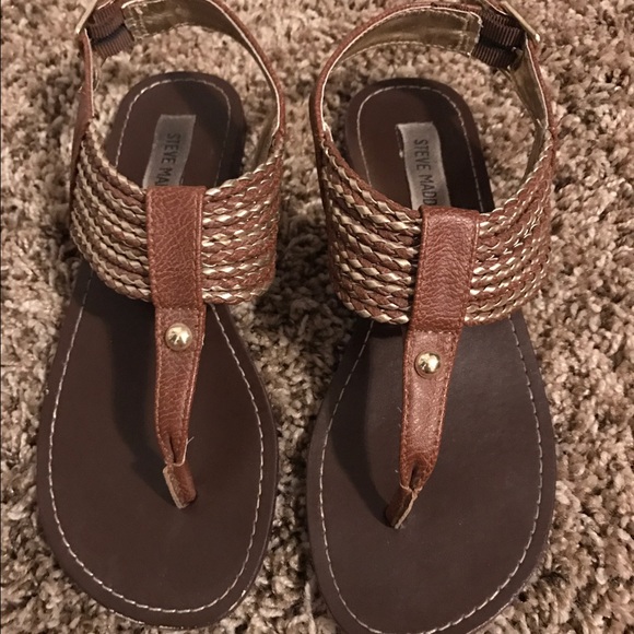 Steve Madden Stagge Sandals Size 6