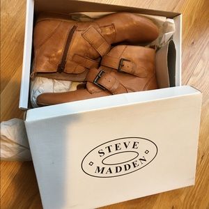 Steve Madden booties, worn once