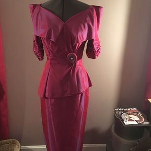 2 piece formal dress