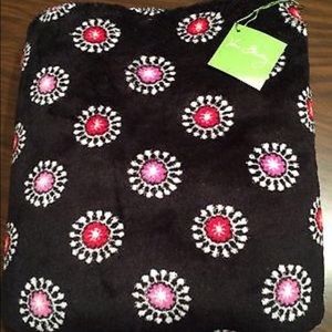 Parisian Poms Vera Bradley throw blanket NWT