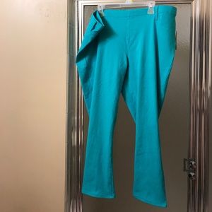 Aqua jeggings!!