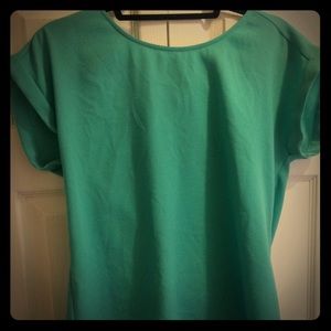 Mint green blouse
