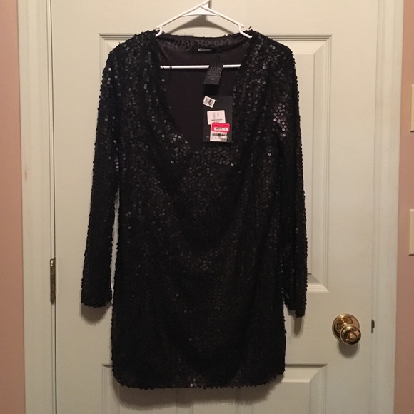 New Black Sequin Dress!