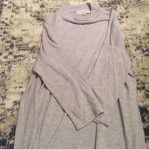 LOFT Sweaters - LOFT gray mock neck top LOFT Sweaters - LOFT gray mock neck top