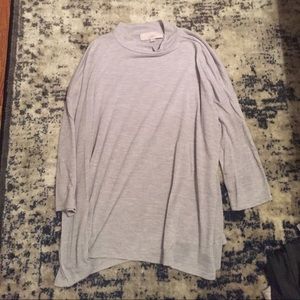 LOFT Sweaters - LOFT gray mock neck top LOFT Sweaters - LOFT gray mock neck top