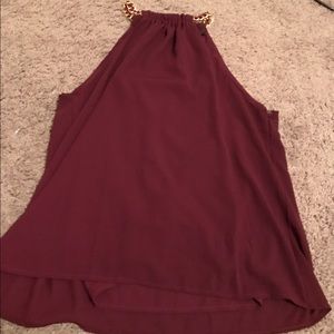 Purple blouse
