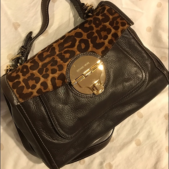 Michael Kors Leather and Calf Skin Shoulder bag