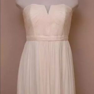 J Crew Nadia silk chiffon wedding dress
