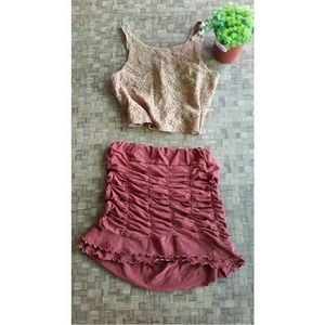 Nectar Creations ruched skirt