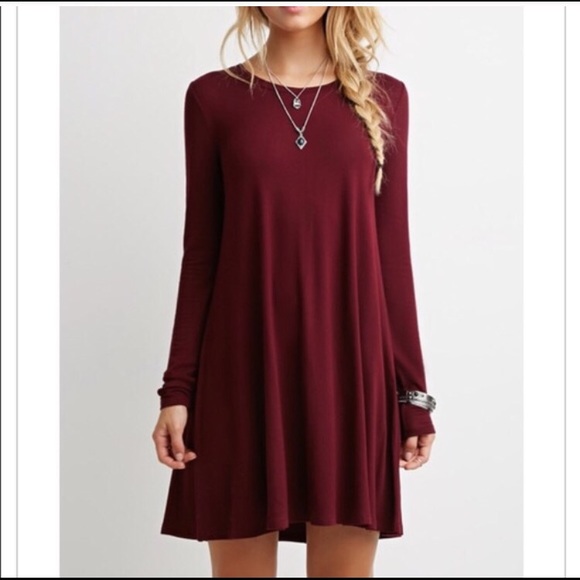Long sleeve t-shirt dress