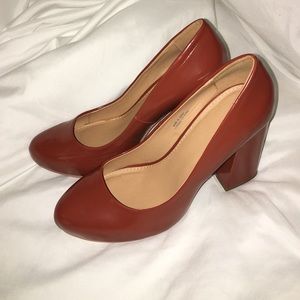 Urban Outfitters Brick Chunky Heels