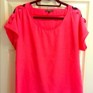Hot pink blouse