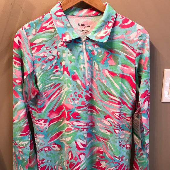 NWT ICIKULS Long Sleeve Polo
