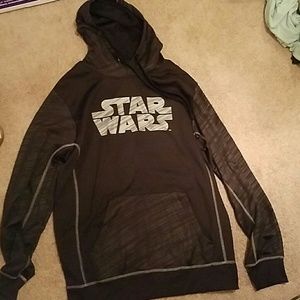 A grey star wars hoodie