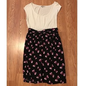 Charolette russe mid-length bow dress