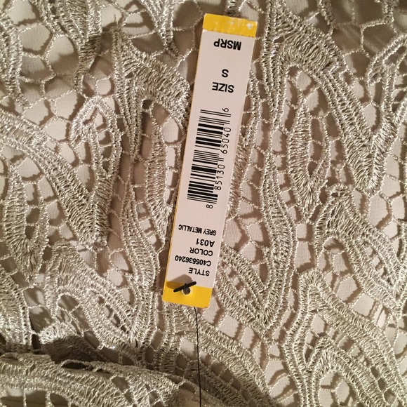 SOLD!!! Alice+Olivia Emmie metallic slip dress - Picture 3 of 4