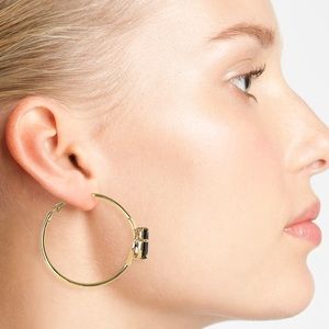 💥SALE💥 Kate Spade Stone Hoop Earrings