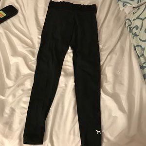 Pink Victoria secret yoga pants size xs