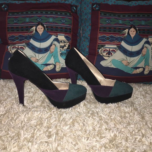 5 inch ,Green, Purple, Black HEELS!