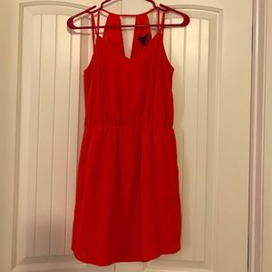 Red-Orange Banana Republic Dress