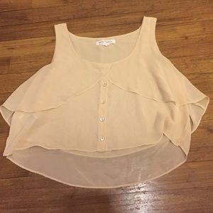 NWOT Sheer crop top