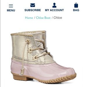 Jack Rogers Duck Boots. Size 6.