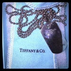 Tiffany&co. Dog tag necklace Tiffany&co. Dog tag necklace