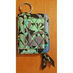 Vera Bradley Wallet Keychain Small Snap Close