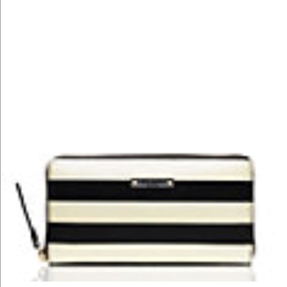 BNWT black and cream Kate spade wallet