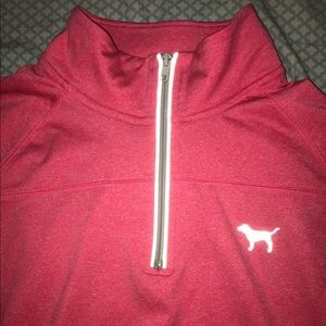 Victoria's Secret Pink half zip sweatshirt
