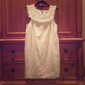 White Madewell Sundream Fringe Dress