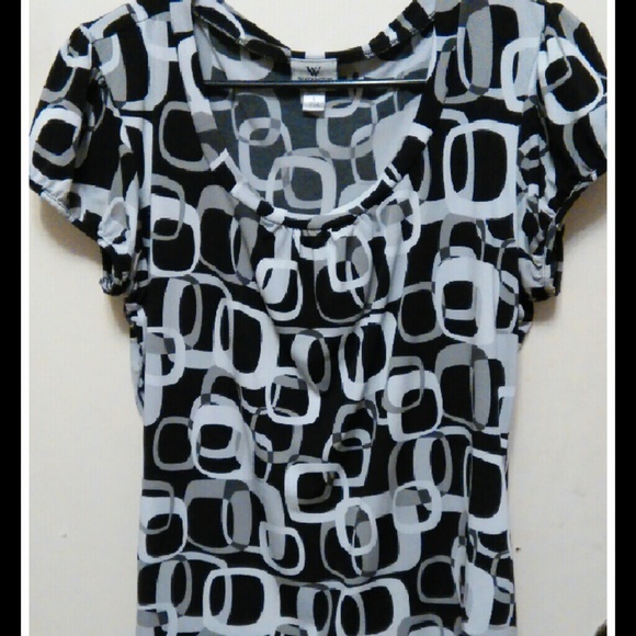 🌷🌷 Worthington abstract blouse