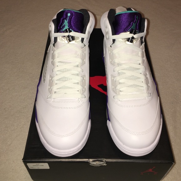 Air Jordan 5 grapes white - Picture 2 of 4