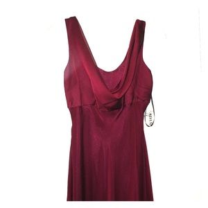 New Red Sleeveless Dress