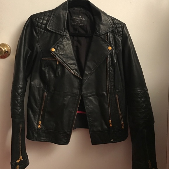 Black Authentic genuine leather jacket