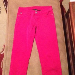 Celebrity Pink Bright Red Skinny Jeans