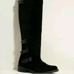 Guess Balere Knee-High Leather Boots Size 5.5M