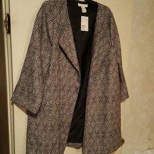 Jacket/Dress Coat - H&M  New 3/4 length