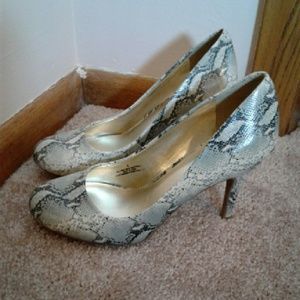 Snakeskin Heels