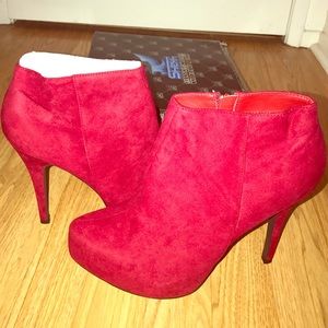Shiekh Ankle Red Booties