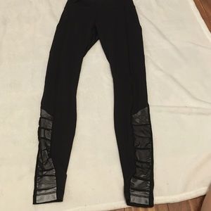 Black Lululemon Run Leggings size 6