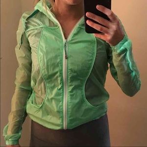 Green Lulu Rain Jacket ☔️