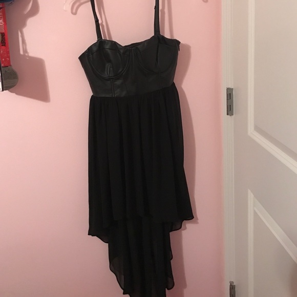 High Low Black Dress