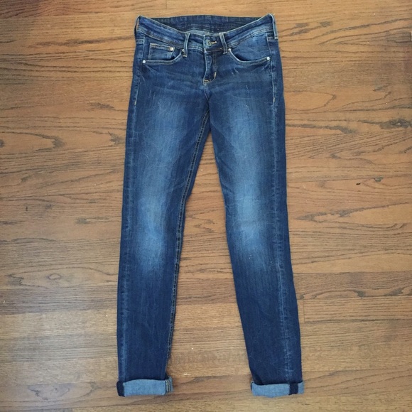 H&M low waist skinny jeans