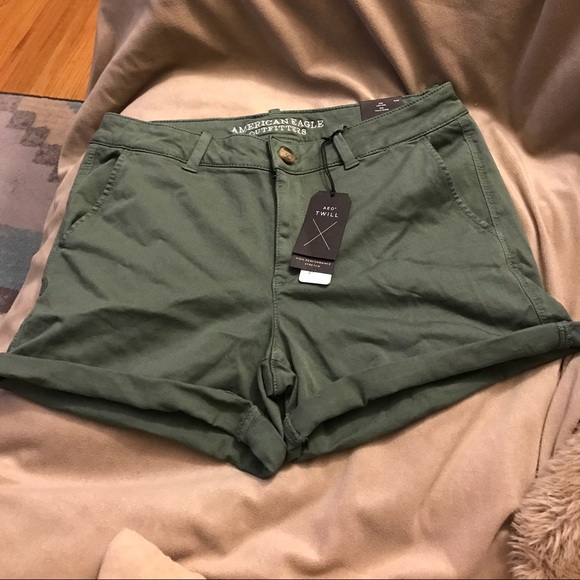 Green American Eagle Shorts!