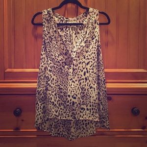 Joie sleeveless silk blouse