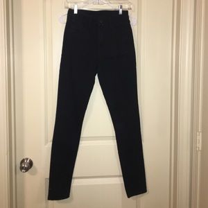 Polo Ralph Lauren black high waisted skinny jeans