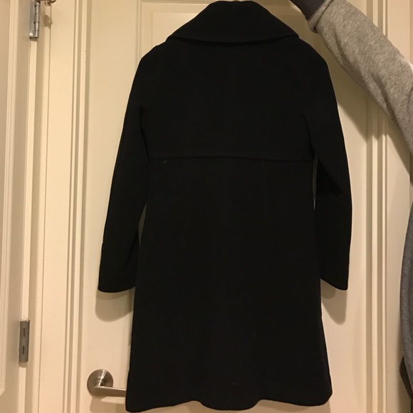 Soia and Kyo Black Wool Coat Petite Small - Picture 3 of 4